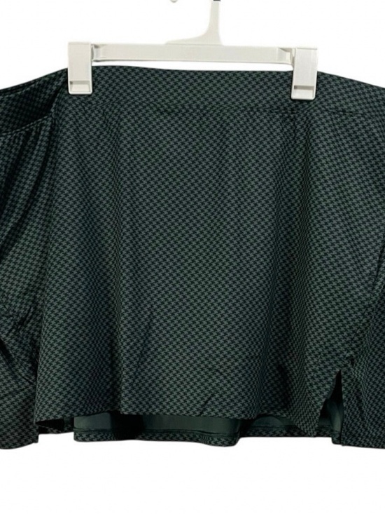 all in motion Pants - all in motion Green Houndstooth Athletic Skort